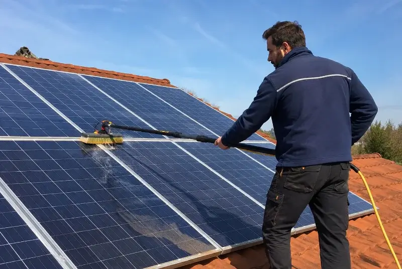Nettoyage et entretien de panneaux solaires à Saint-Martin-de-Fenouillet